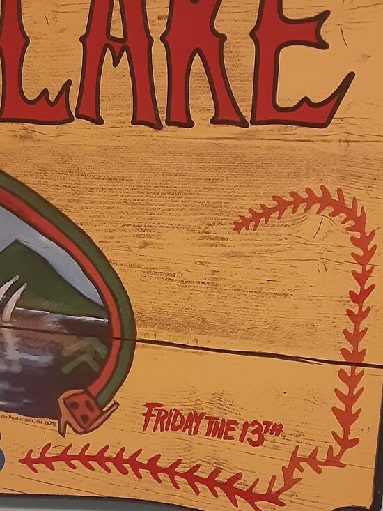 Friday The 13th – Camp Crystal Lake Sign - Picture 5 of 12